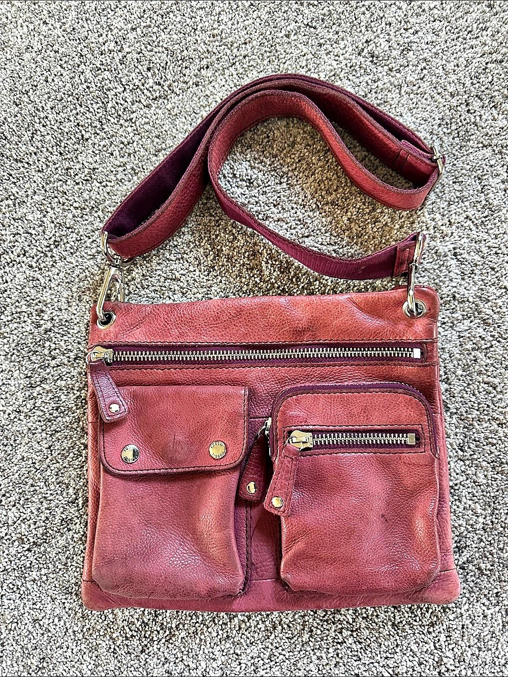 Fossil Leather Crossbody Bag